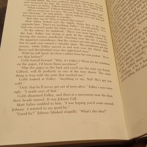 1983 Faux Leather Hardcover Law of the Desert Born by Louis L'Amour - Picture 11 of 16